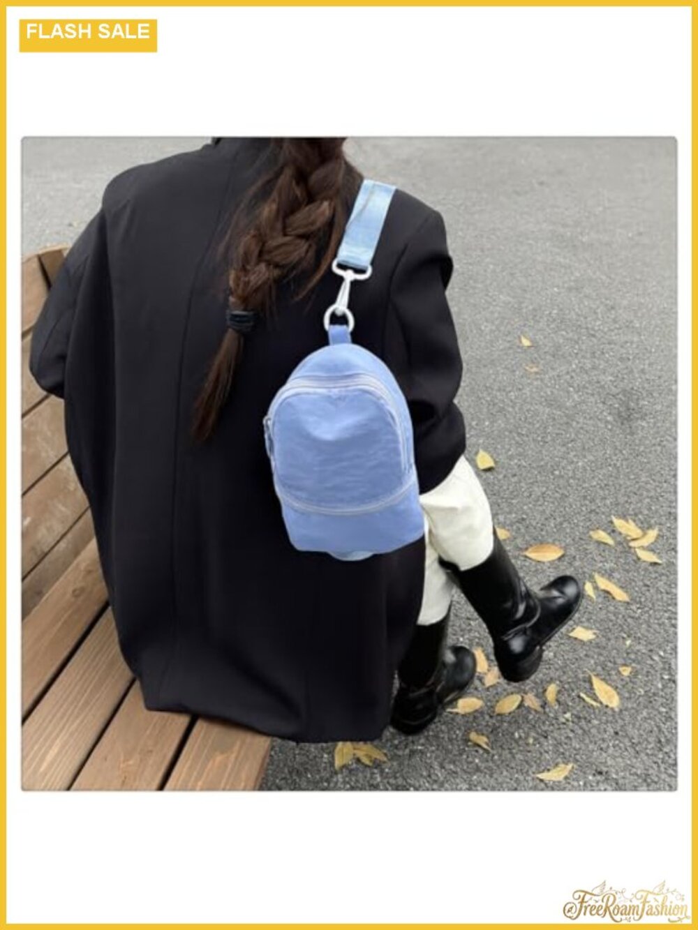 Nylon Crossbody Chest Bag Outdoor Running Mini Shoulder Fanny Pack Zipper